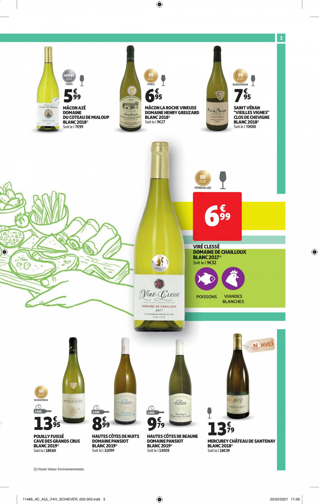 thumbnail - Catalogue Auchan - 30/03/2021 - 11/04/2021 - Produits soldés - vin rouge, vin. Page 3.