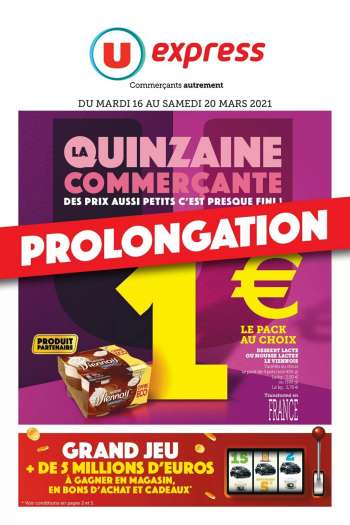 Catalogue U express - 16.03.2021 - 20.03.2021.