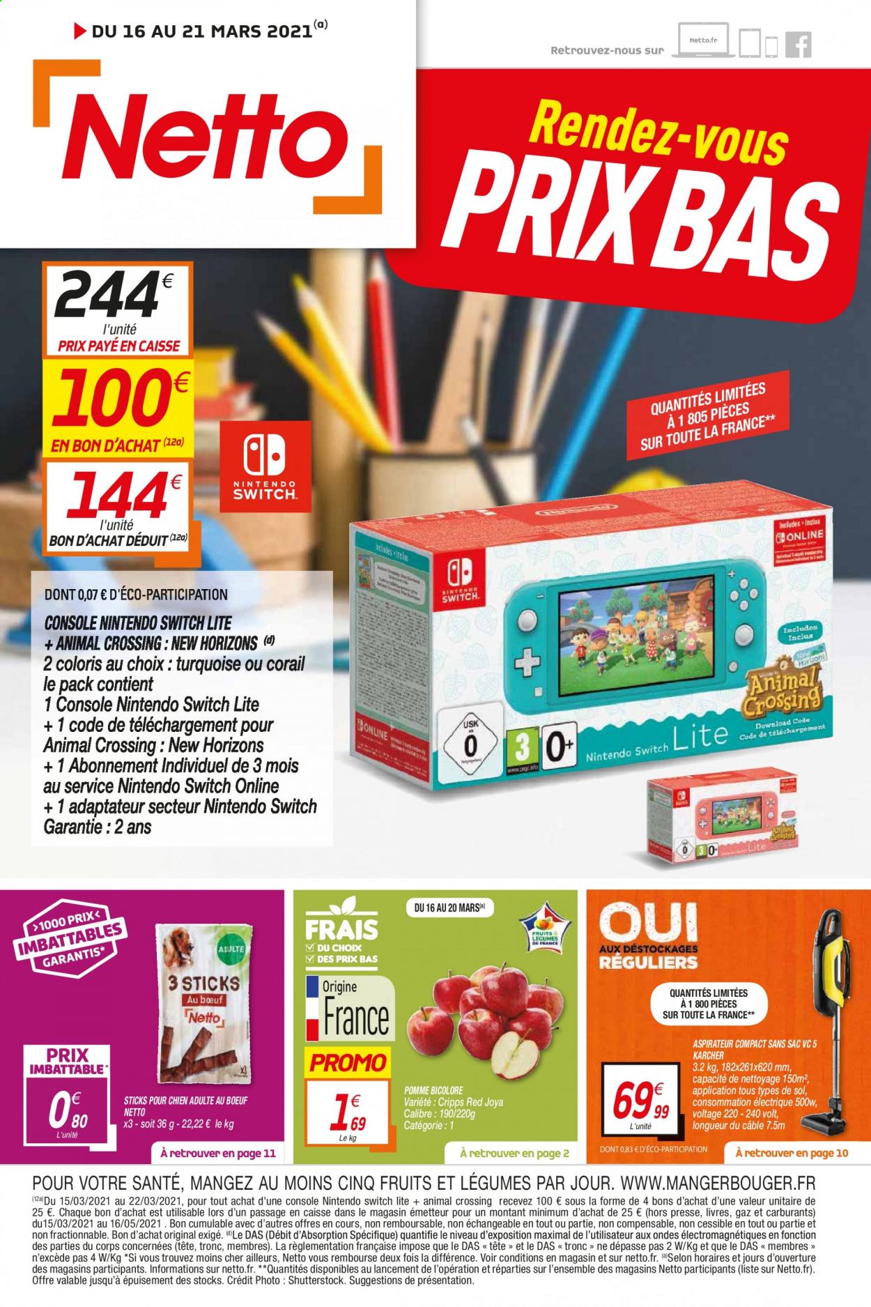 Catalogue Netto - 16/03/2021 - 21/03/2021. Page 1
