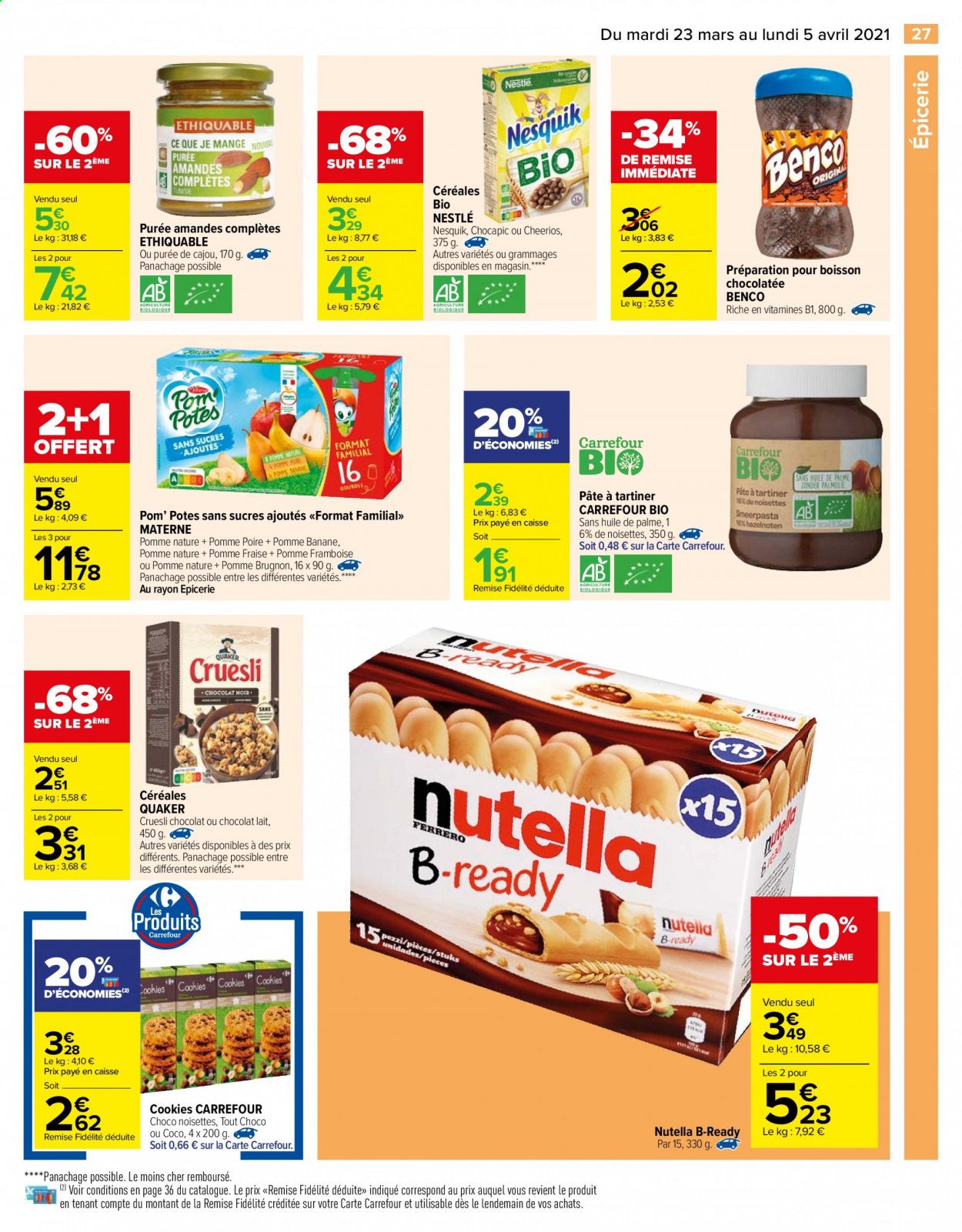 Catalogue Carrefour Hypermarchés - 23/03/2021 - 05/04/2021. Page 27