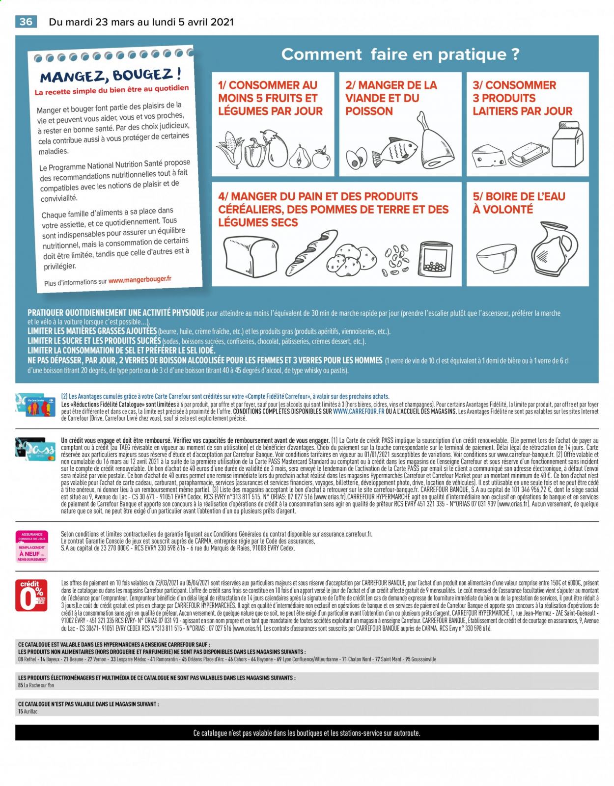 Catalogue Carrefour Hypermarchés - 23/03/2021 - 05/04/2021. Page 36