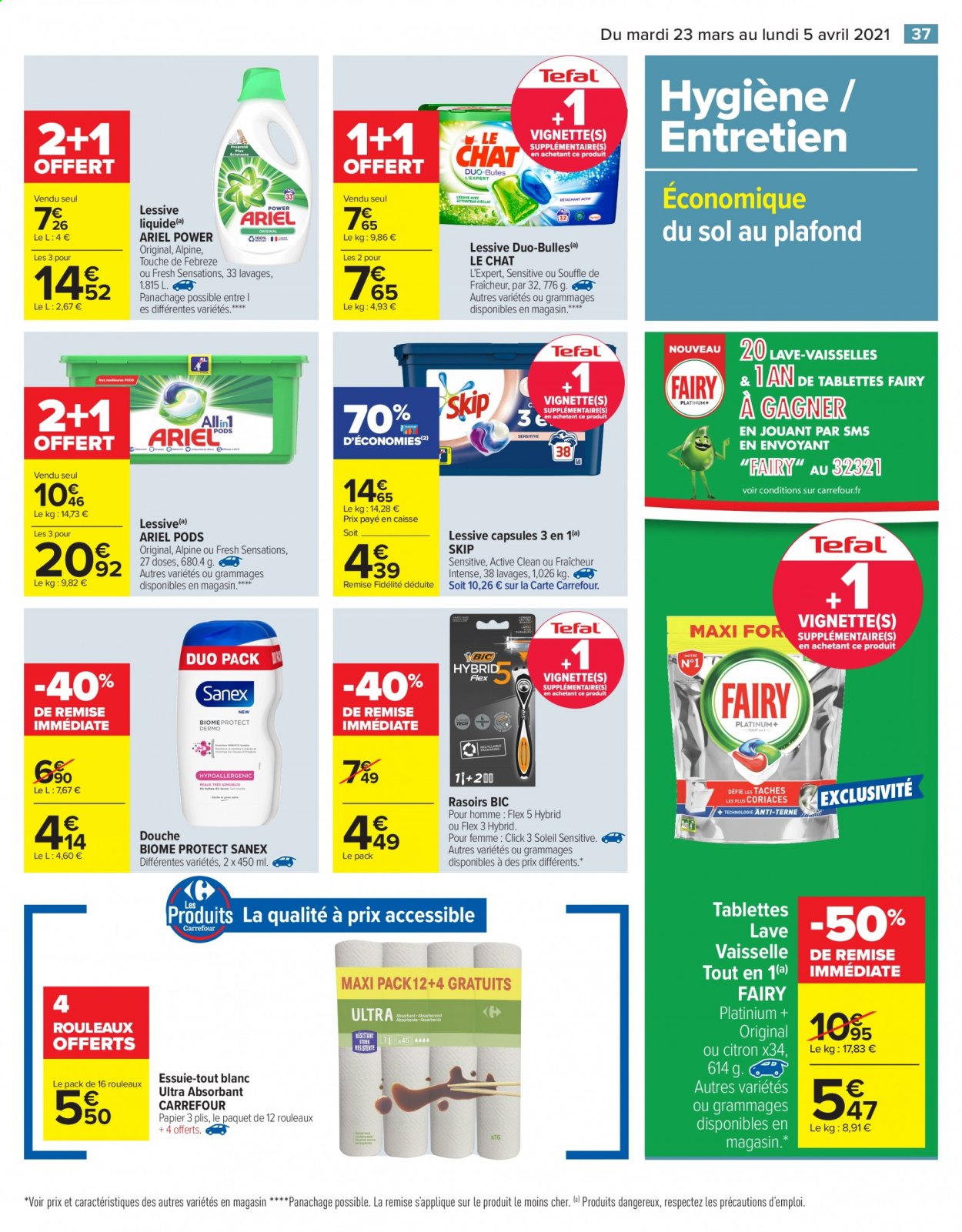 Catalogue Carrefour Hypermarchés - 23/03/2021 - 05/04/2021. Page 37