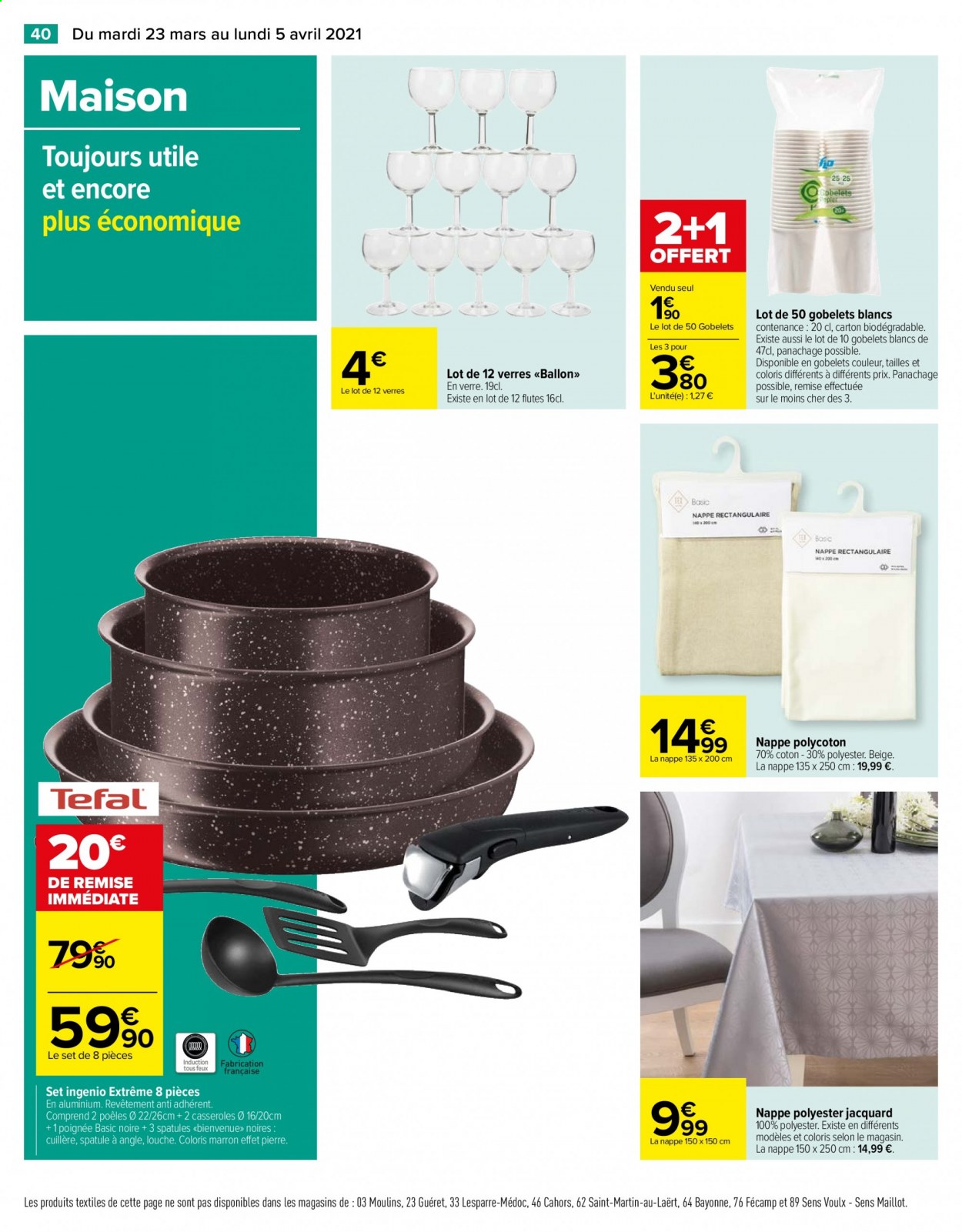 Catalogue Carrefour Hypermarchés - 23/03/2021 - 05/04/2021. Page 40