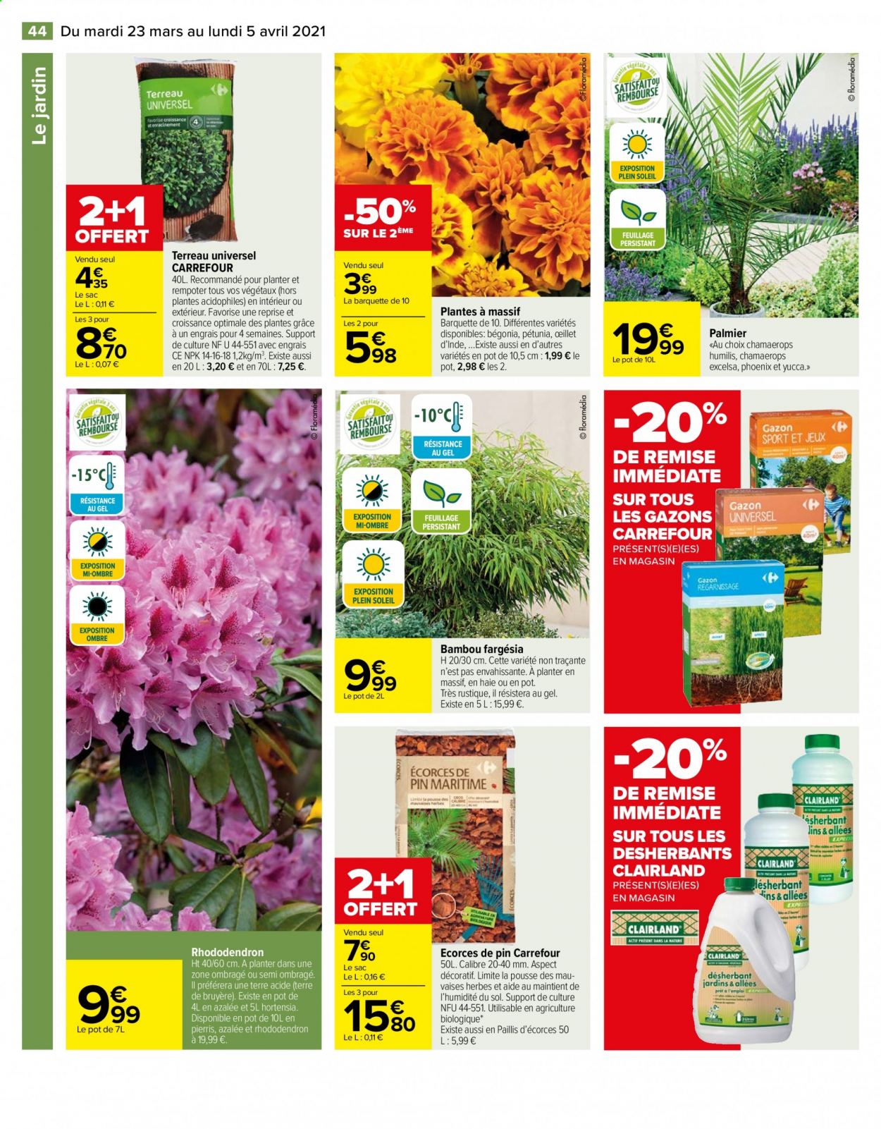 Catalogue Carrefour Hypermarchés - 23/03/2021 - 05/04/2021. Page 44