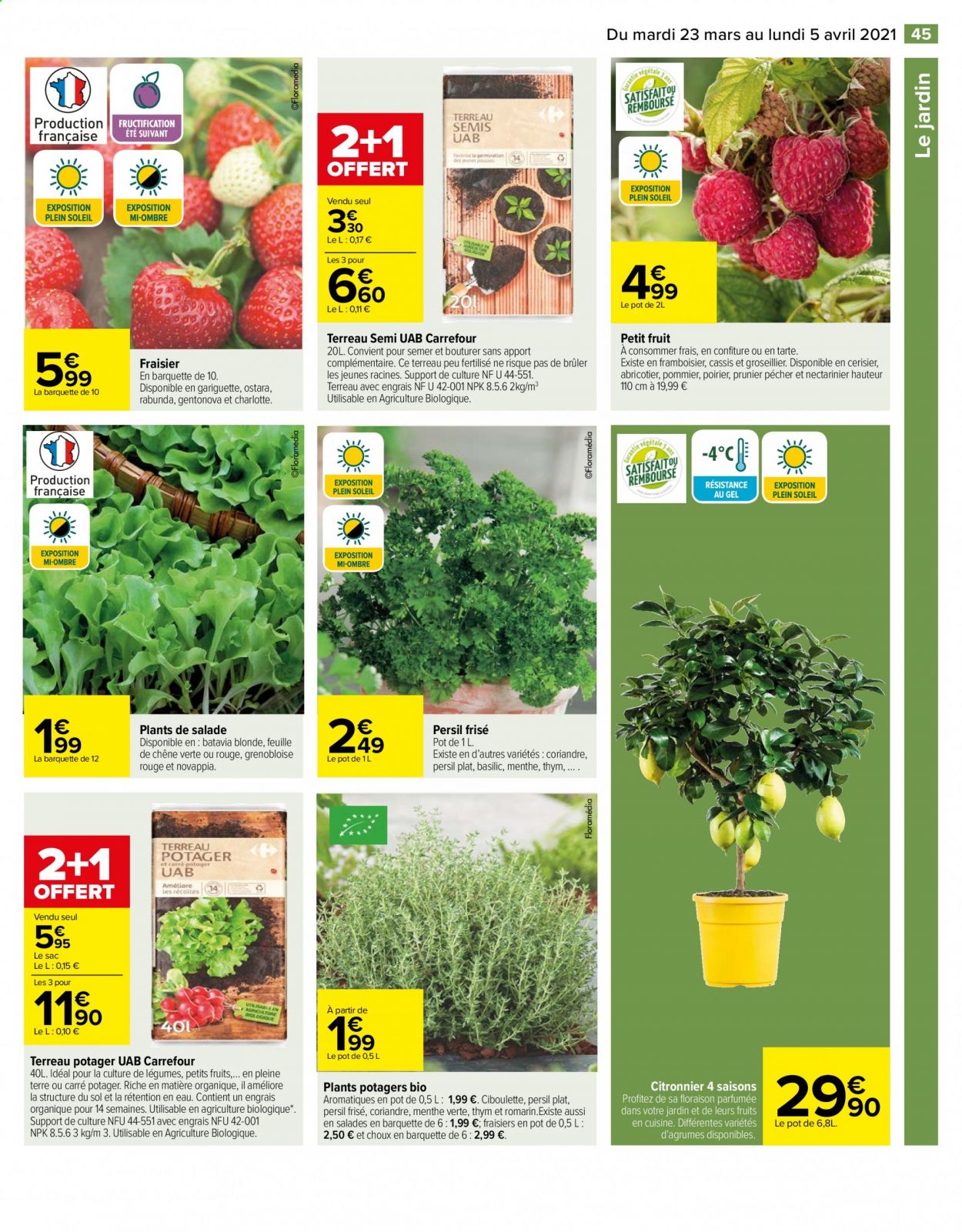 Catalogue Carrefour Hypermarchés - 23/03/2021 - 05/04/2021. Page 45