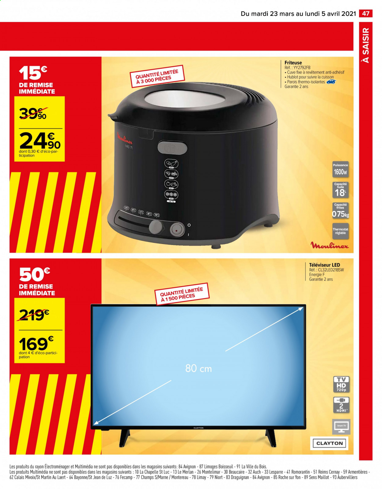 Catalogue Carrefour Hypermarchés - 23/03/2021 - 05/04/2021. Page 47