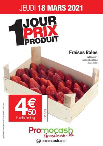 Catalogue Promocash - 18.03.2021 - 18.03.2021.