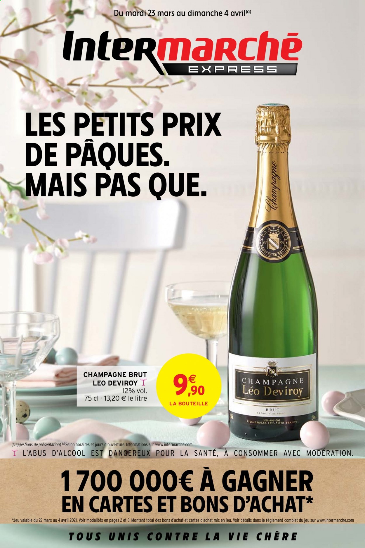 thumbnail - Catalogue Intermarché Express - 23/03/2021 - 04/04/2021 - Produits soldés - champagne. Page 1.