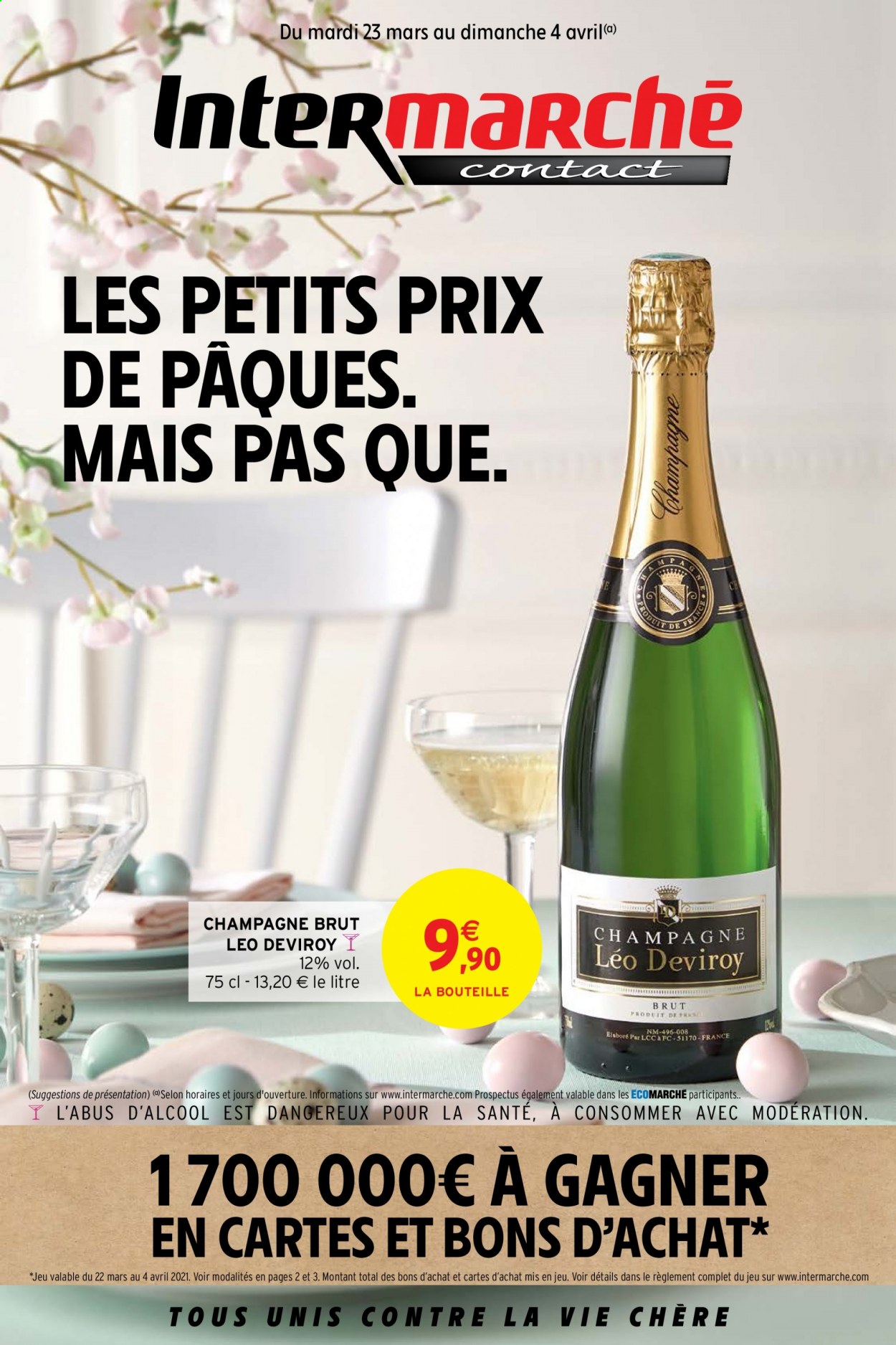 thumbnail - Catalogue Intermarché Contact - 23/03/2021 - 04/04/2021 - Produits soldés - champagne. Page 1.