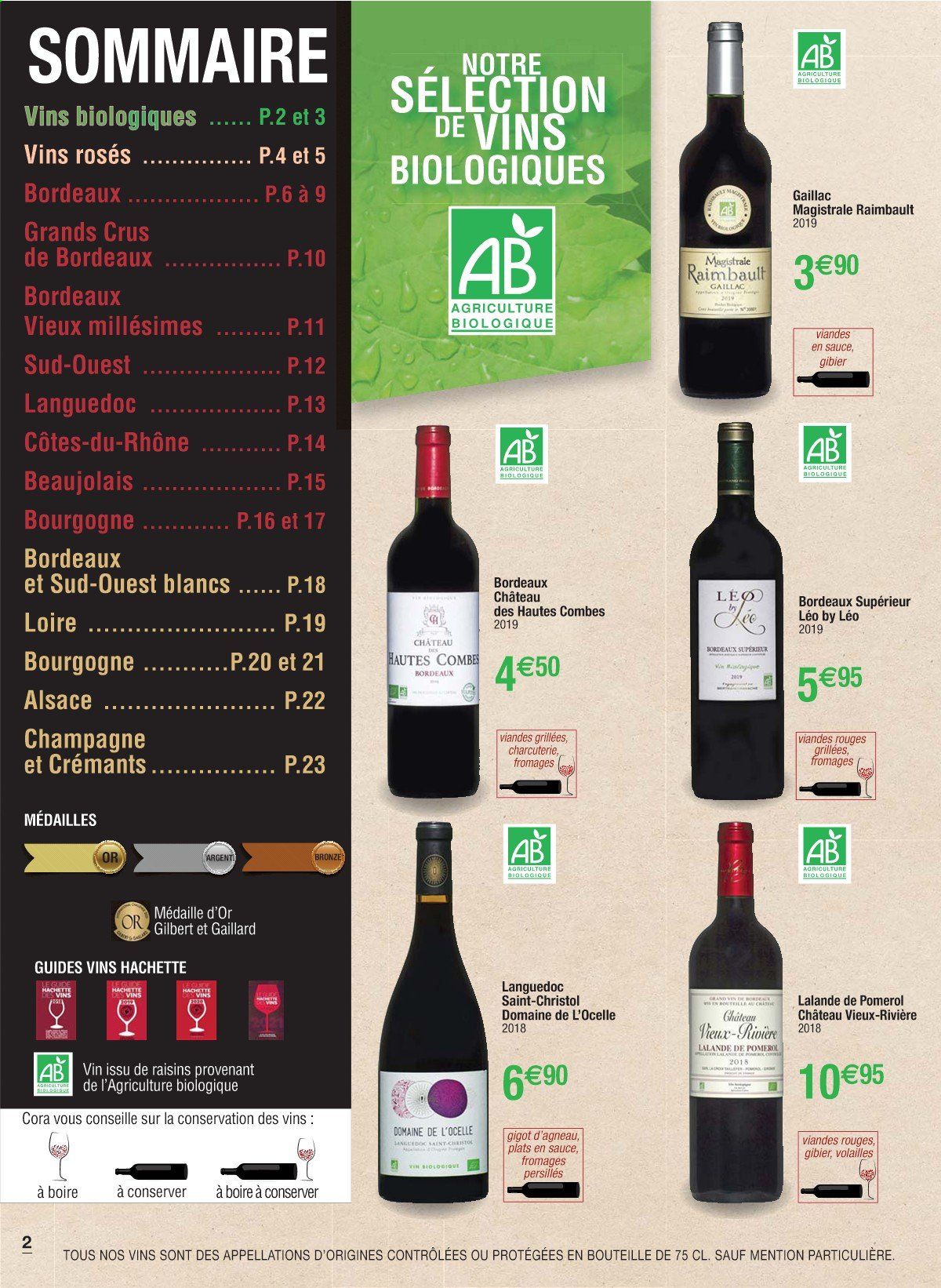 thumbnail - Catalogue Cora - 23/03/2021 - 03/04/2021 - Produits soldés - gigot d'agneau, viande d'agneau, Gilbert, vin rouge. Page 2.