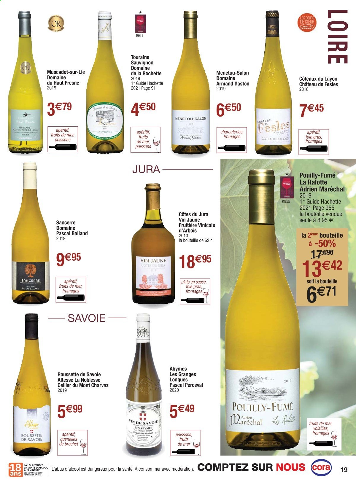 thumbnail - Catalogue Cora - 23/03/2021 - 03/04/2021 - Produits soldés - brochet, vin, Cabernet Sauvignon. Page 19.