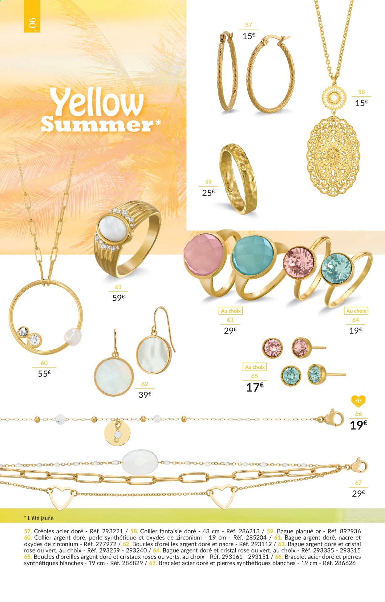 thumbnail - Catalogue Auchan - 27/03/2021 - 14/06/2021 - Produits soldés - bague, boucles d'oreilles, bracelet. Page 6.