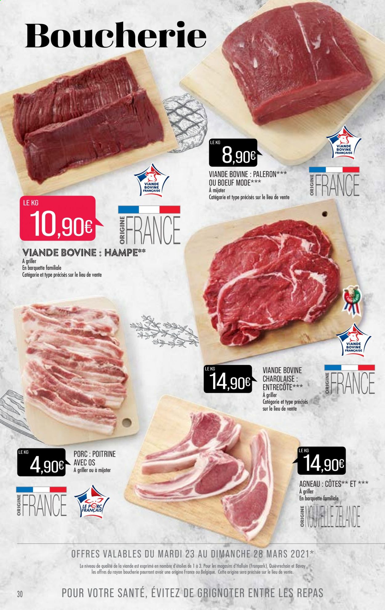 Catalogue Supermarché Match - 23/03/2021 - 05/04/2021. Page 30