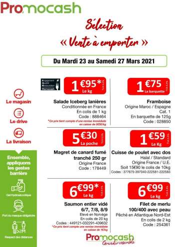 Catalogue Promocash - 23.03.2021 - 27.03.2021.