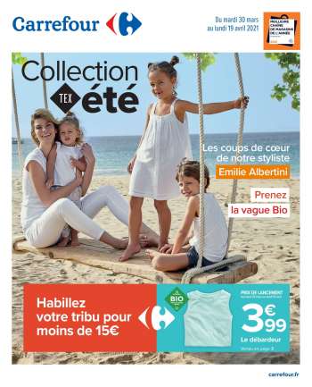 Catalogue Carrefour Hypermarchés - 30.03.2021 - 19.04.2021.