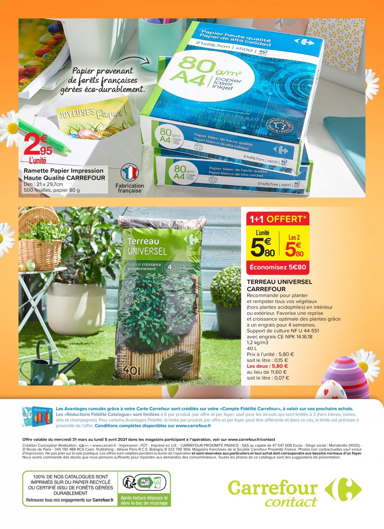 Catalogue Carrefour Contact - 31/03/2021 - 05/04/2021. Page 12