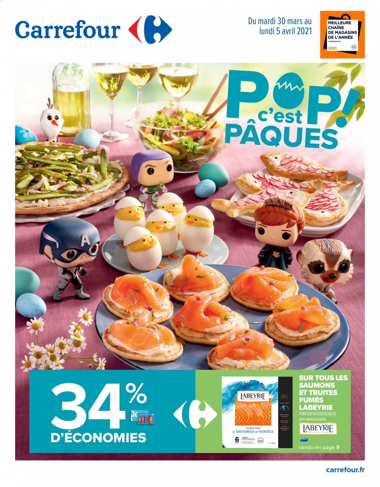 Catalogue Carrefour Hypermarchés - 30/03/2021 - 05/04/2021. Page 1