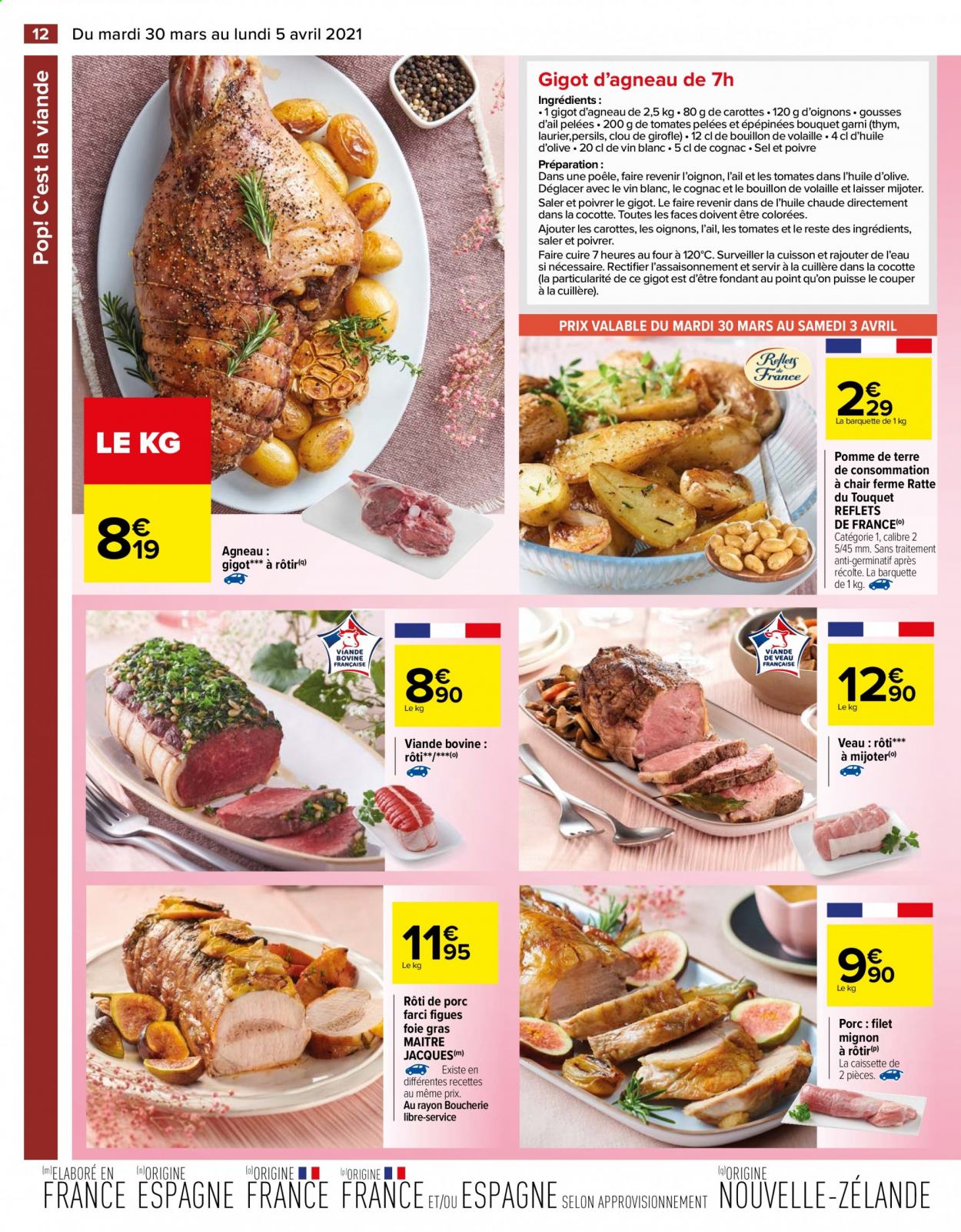 Catalogue Carrefour Hypermarchés - 30/03/2021 - 05/04/2021. Page 12