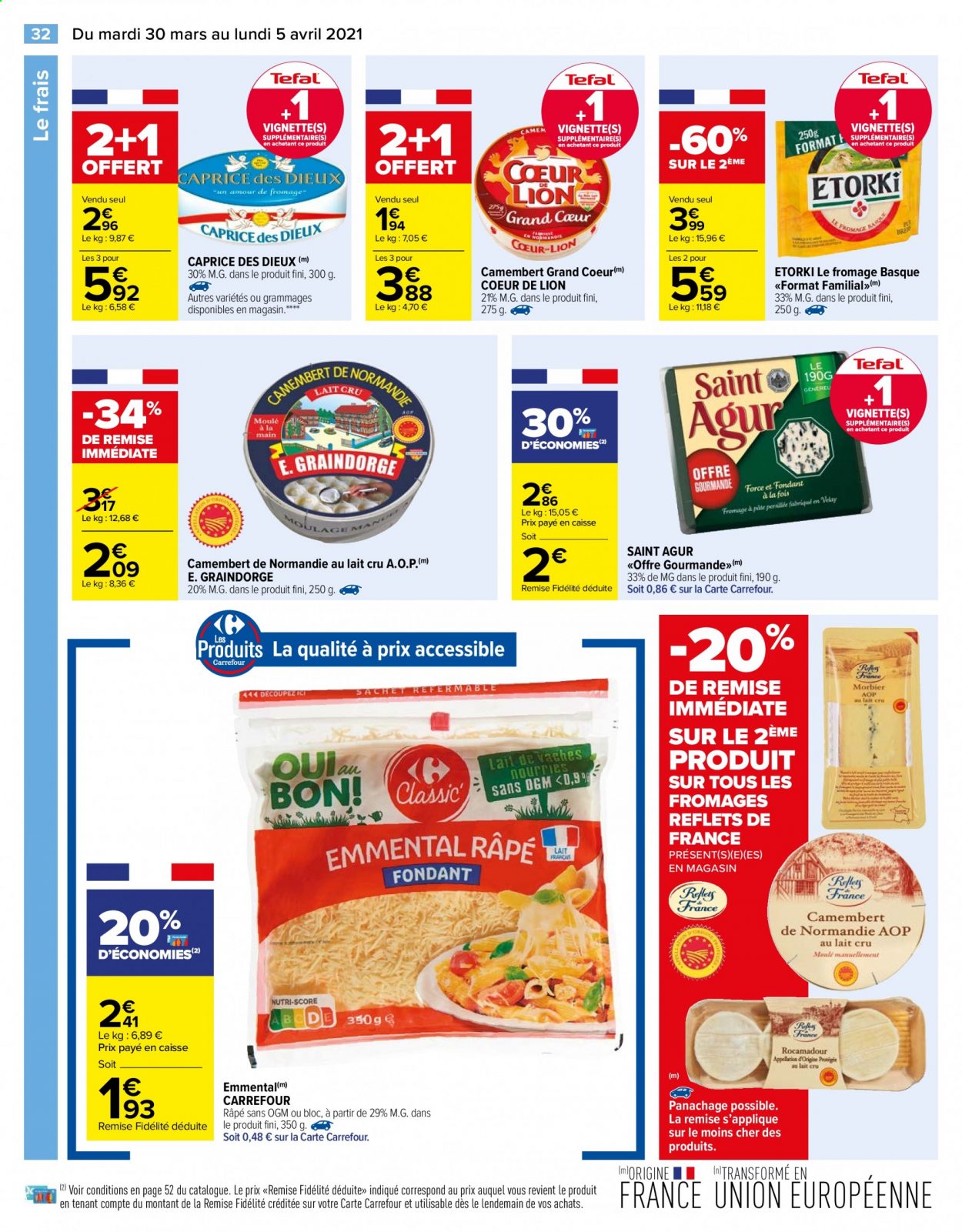 Catalogue Carrefour Hypermarchés - 30/03/2021 - 05/04/2021. Page 32