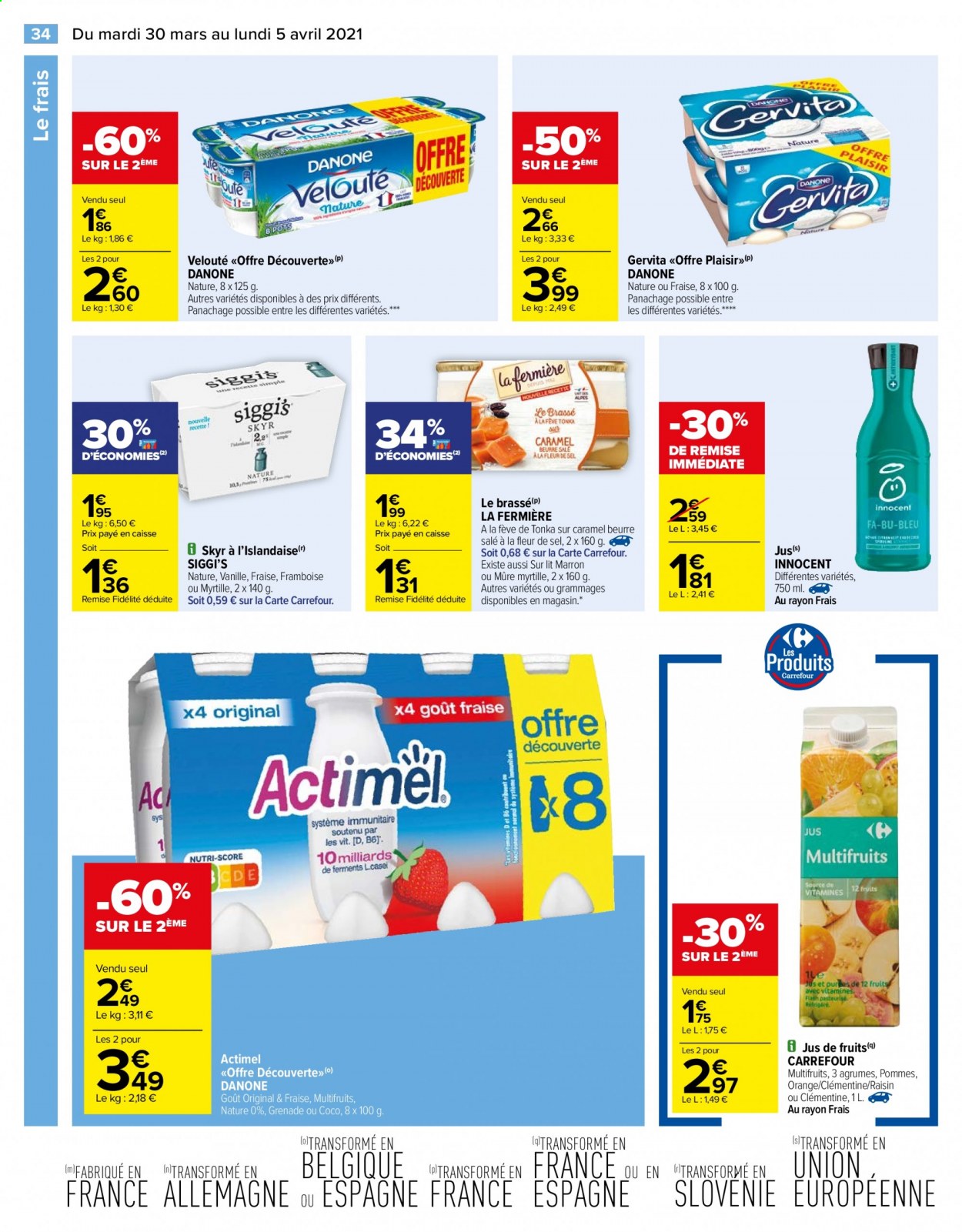 Catalogue Carrefour Hypermarchés - 30/03/2021 - 05/04/2021. Page 34