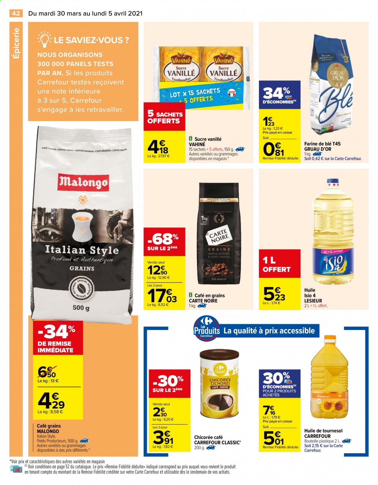 Catalogue Carrefour Hypermarchés - 30/03/2021 - 05/04/2021. Page 42