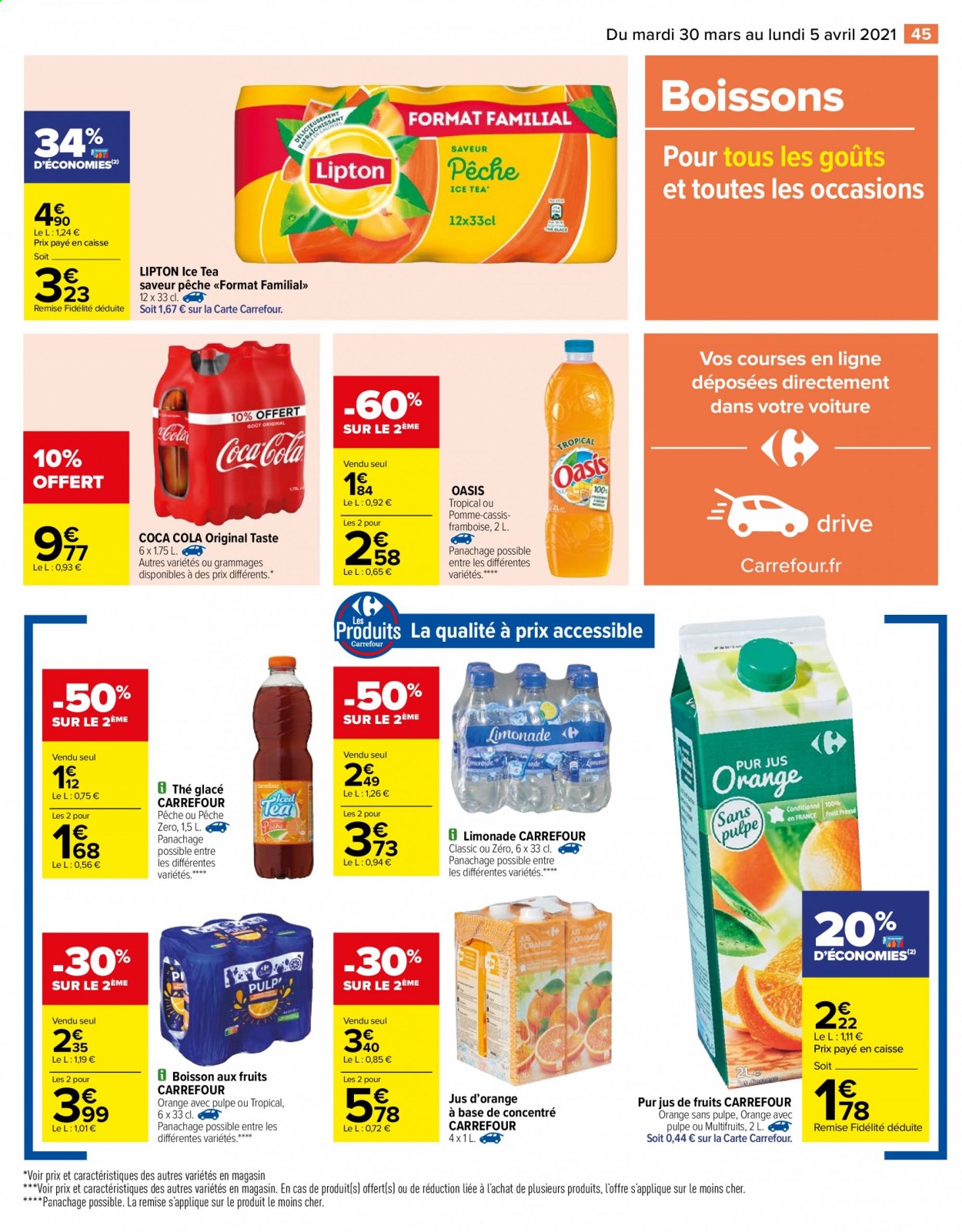 Catalogue Carrefour Hypermarchés - 30/03/2021 - 05/04/2021. Page 45