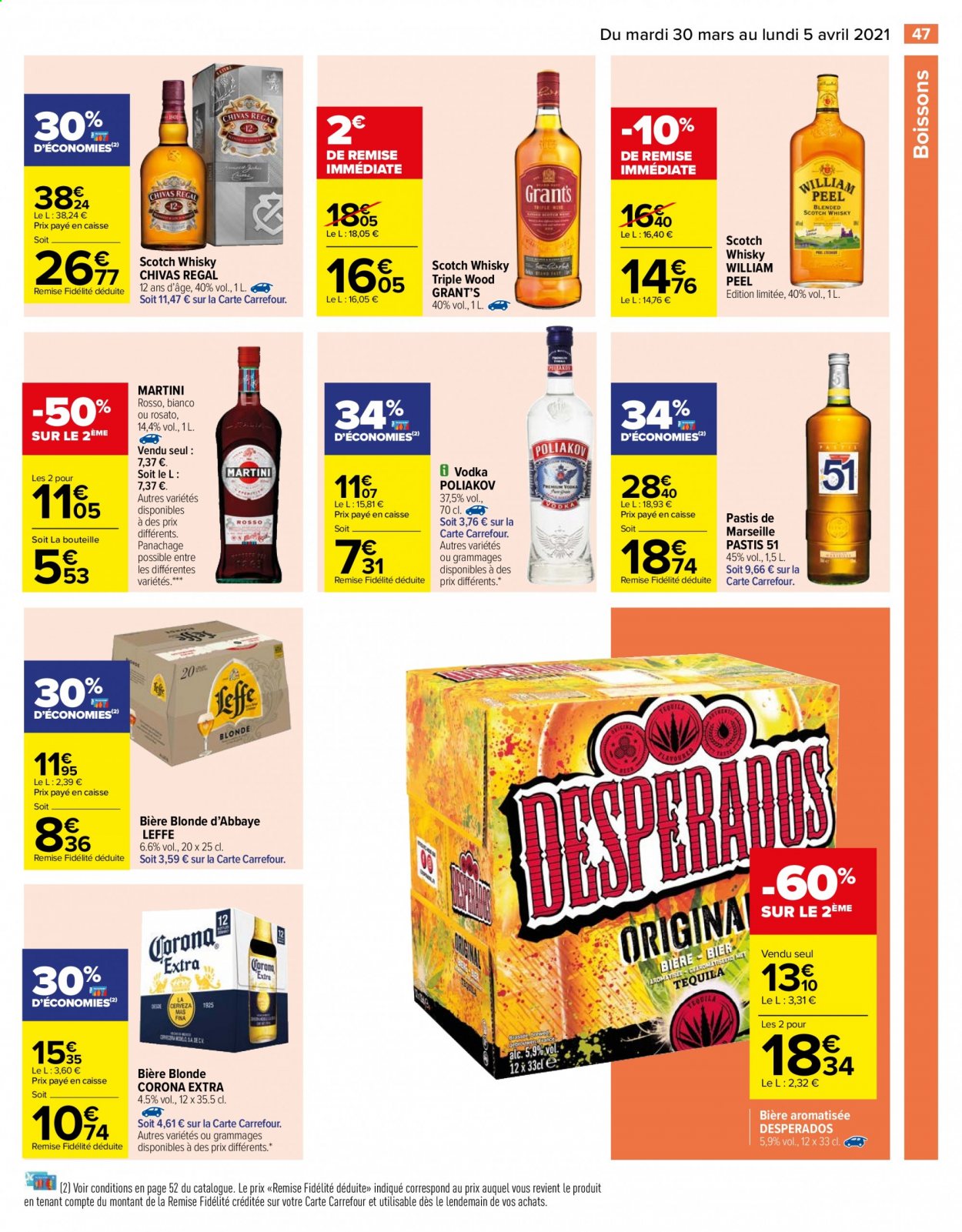 Catalogue Carrefour Hypermarchés - 30/03/2021 - 05/04/2021. Page 47