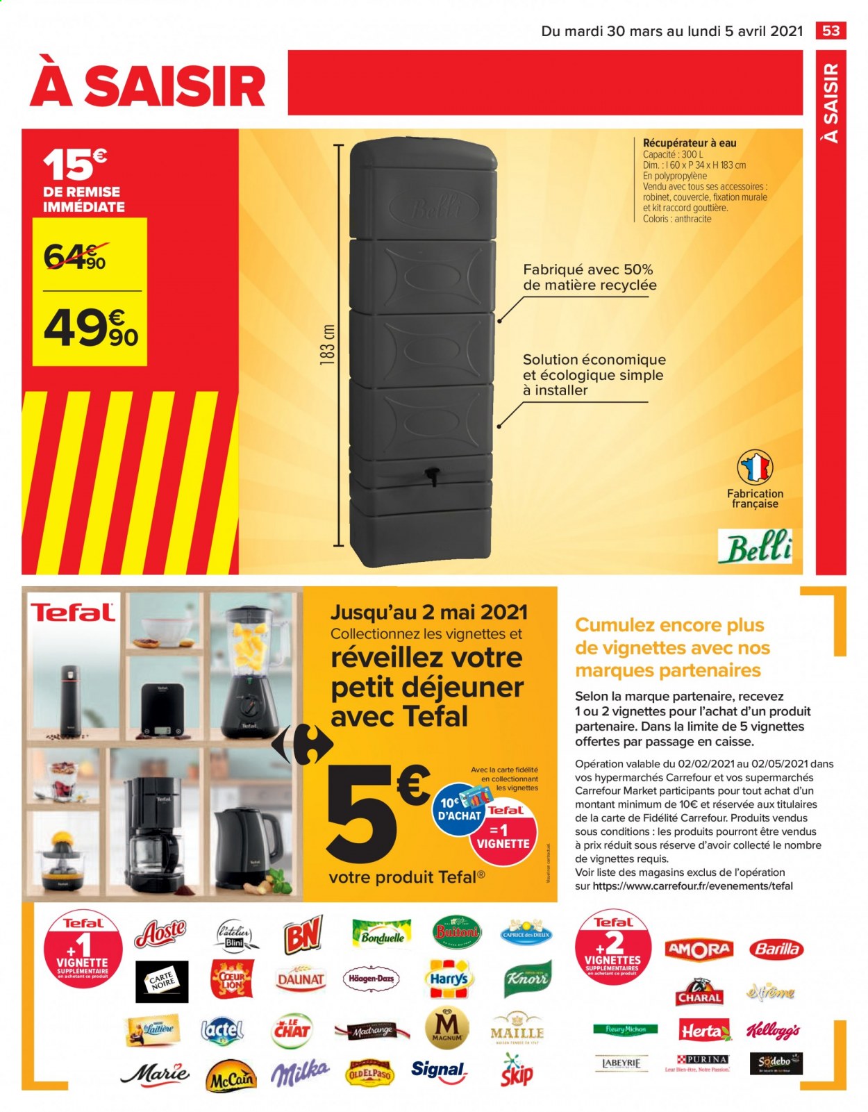 Catalogue Carrefour Hypermarchés - 30/03/2021 - 05/04/2021. Page 53