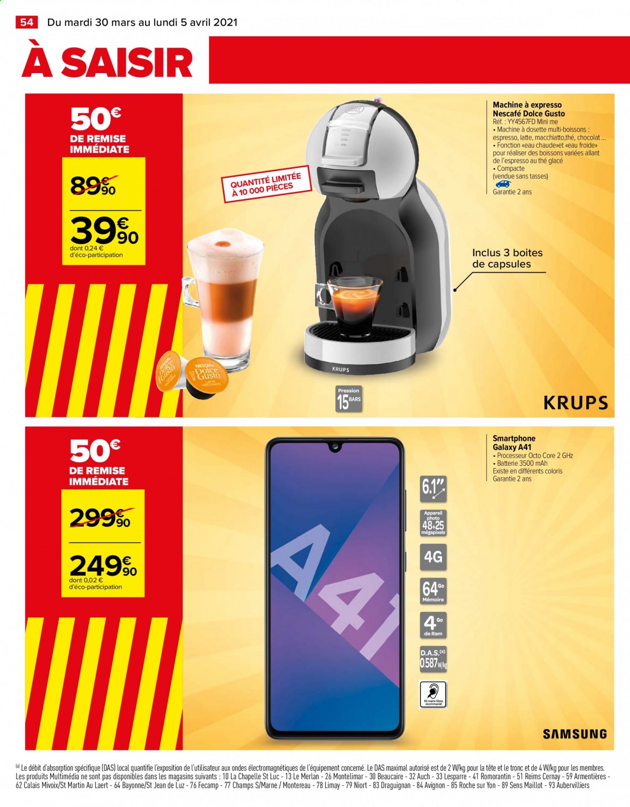 Catalogue Carrefour Hypermarchés - 30/03/2021 - 05/04/2021. Page 54