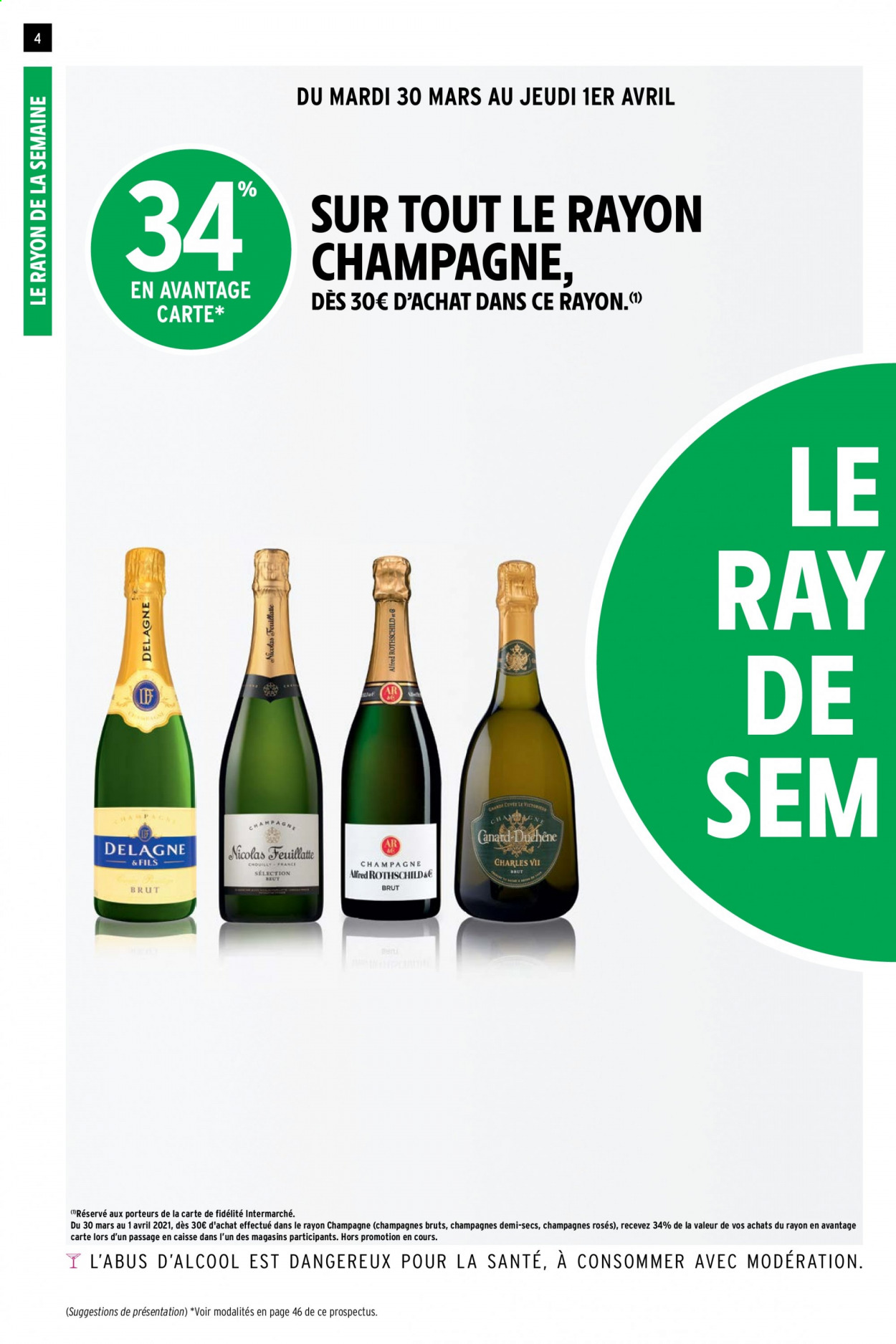 thumbnail - Catalogue Intermarché Hyper - 30/03/2021 - 04/04/2021 - Produits soldés - champagne. Page 4.