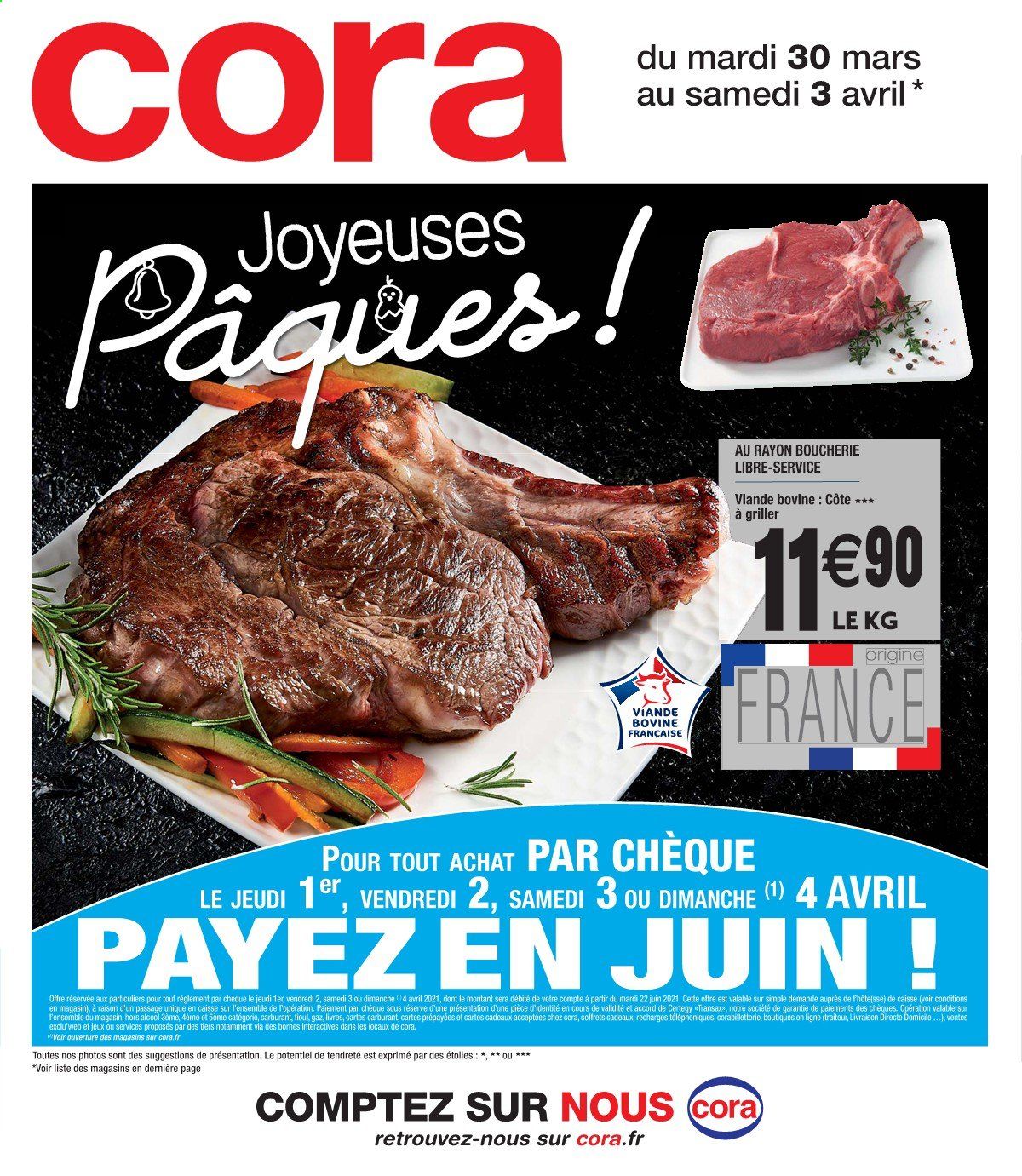 thumbnail - Catalogue Cora - 30/03/2021 - 03/04/2021 - Produits soldés - alcool. Page 1.