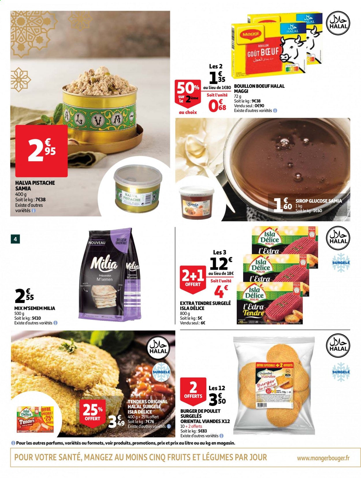 thumbnail - Catalogue Auchan - 31/03/2021 - 30/04/2021 - Produits soldés - bouillon, sirop, pistache. Page 4.