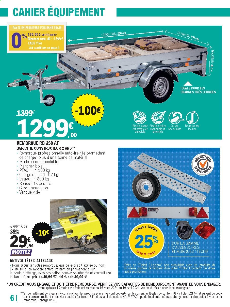 Catalogue E.Leclerc - 30/03/2021 - 17/04/2021. Page 6