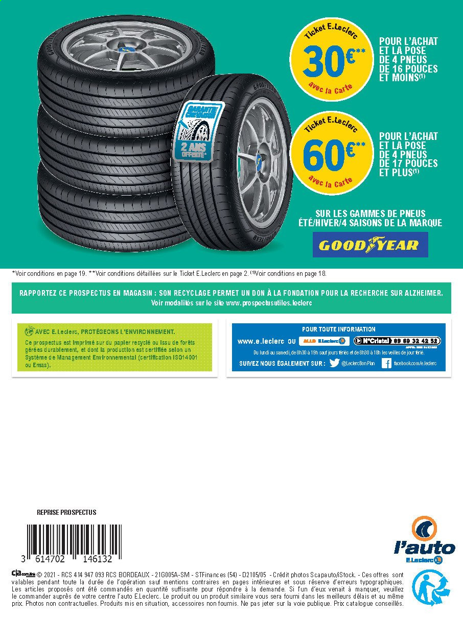 Catalogue E.Leclerc - 30/03/2021 - 17/04/2021. Page 20
