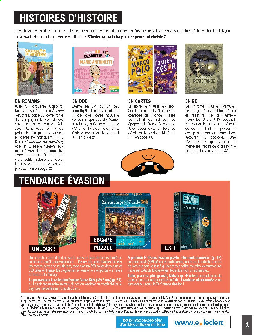 Catalogue E.Leclerc - 30/03/2021 - 29/05/2021. Page 3