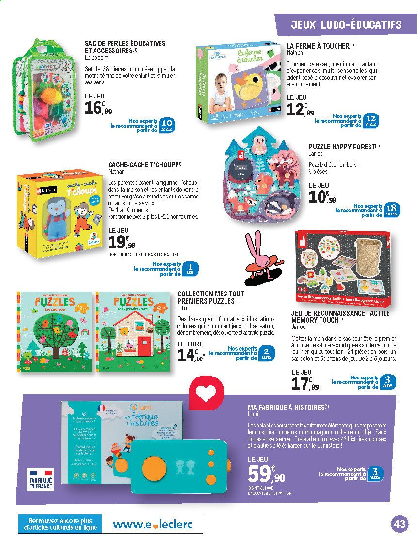 Catalogue E.Leclerc - 30/03/2021 - 29/05/2021. Page 43