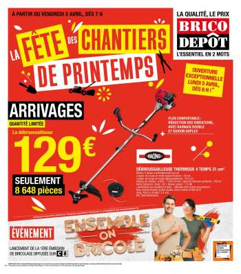 Brico Depot Carsix Carrefour De Malbrouk Rn 13 Rn138 Horaire Et Catalogue Du 04 02