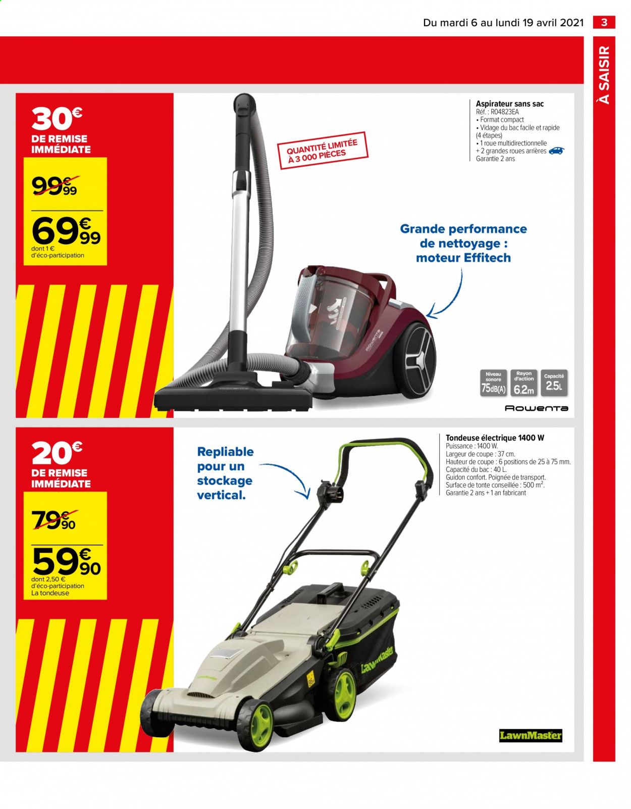 Catalogue Carrefour Hypermarchés - 06/04/2021 - 19/04/2021. Page 3