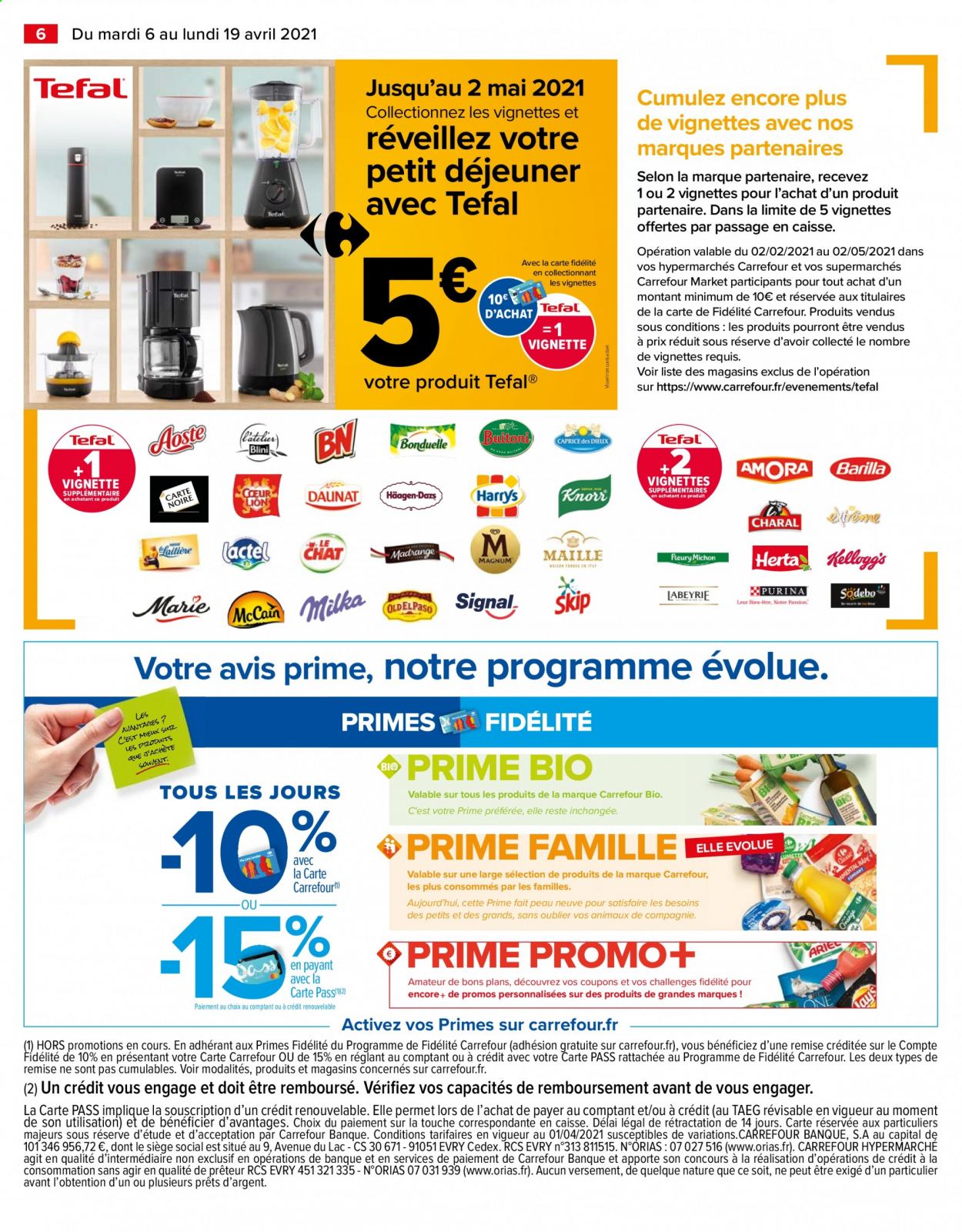 Catalogue Carrefour Hypermarchés - 06/04/2021 - 19/04/2021. Page 6