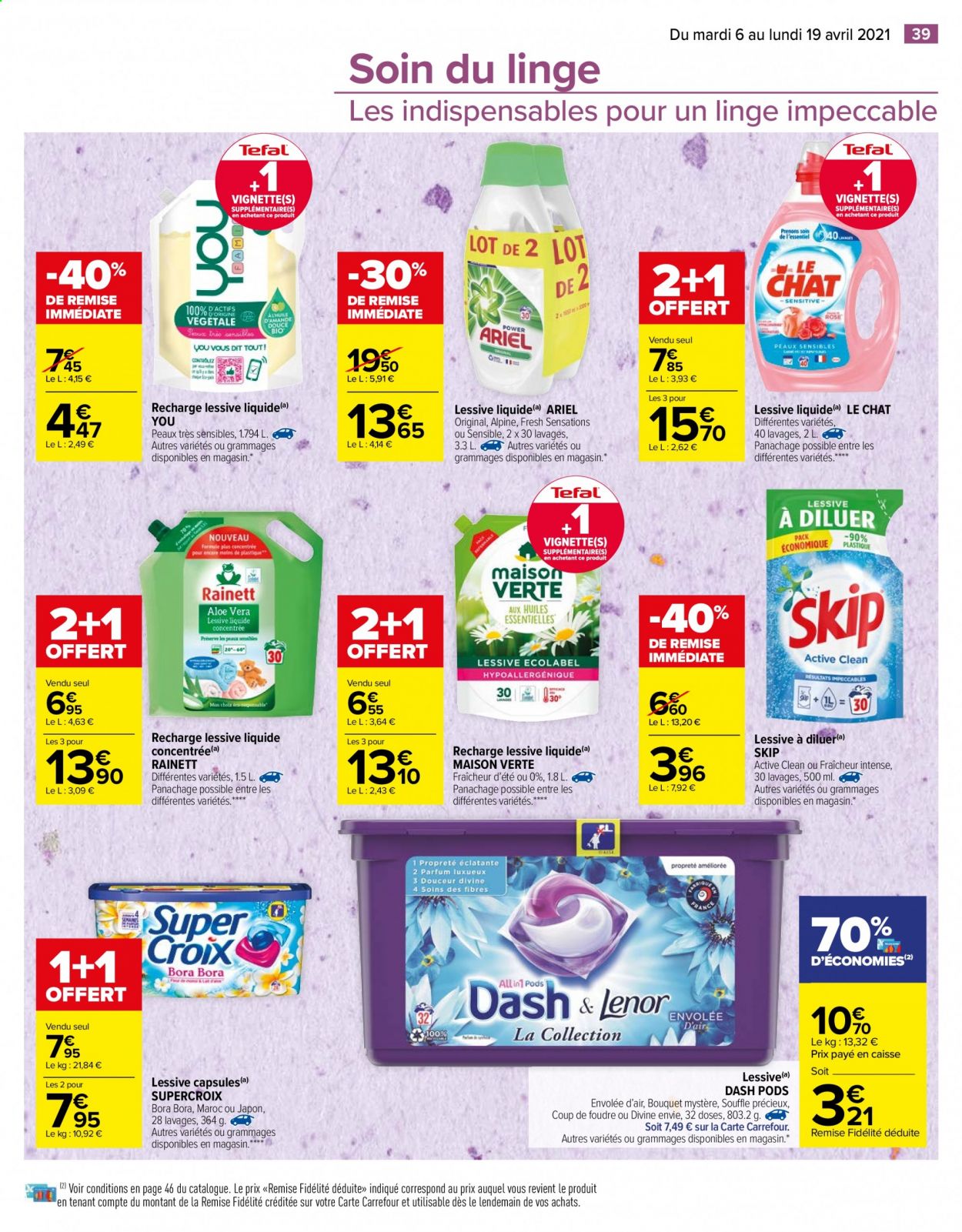 Catalogue Carrefour Hypermarchés - 06/04/2021 - 19/04/2021. Page 42