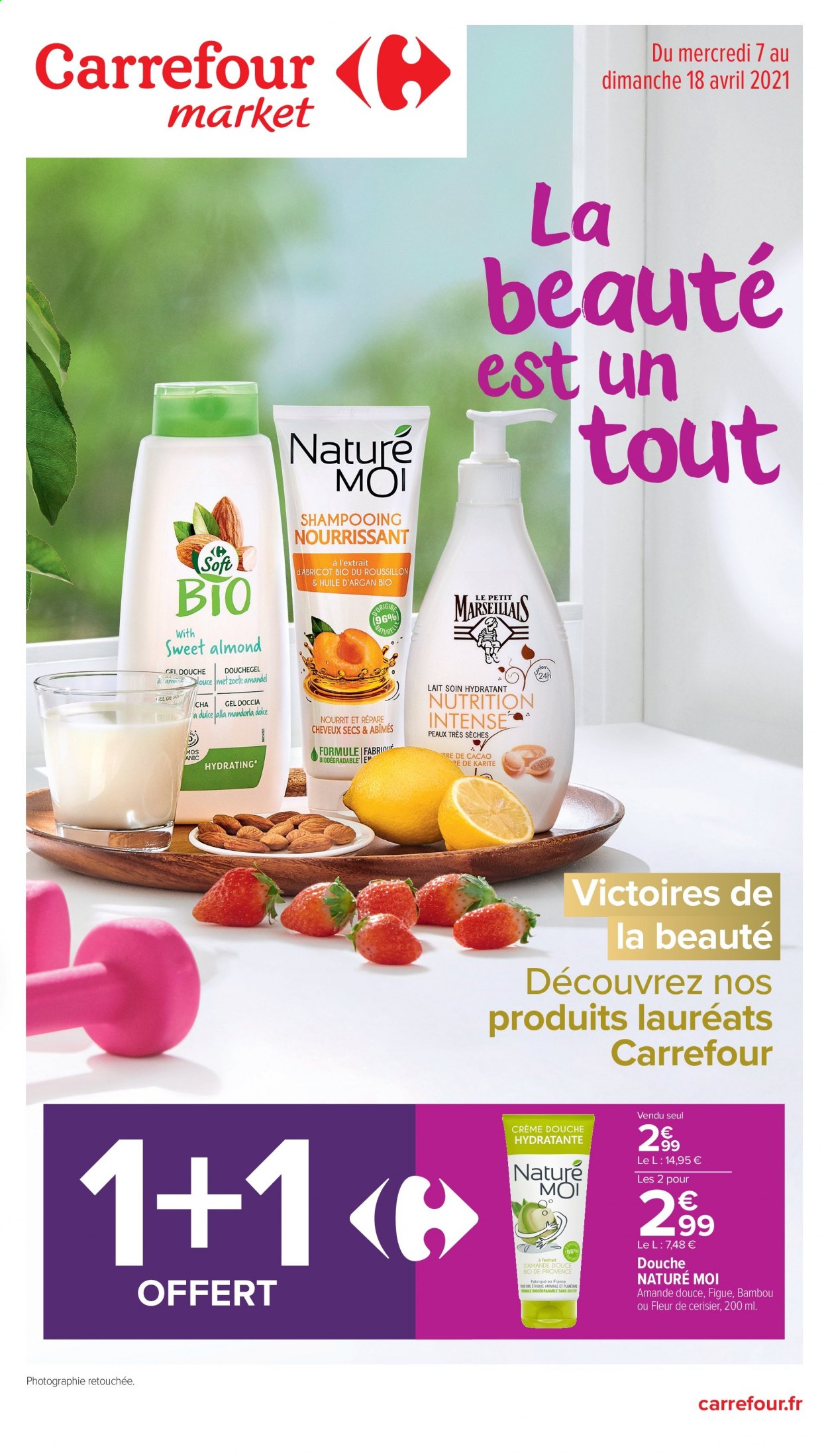 Catalogue Carrefour Market - 07/04/2021 - 18/04/2021. Page 1