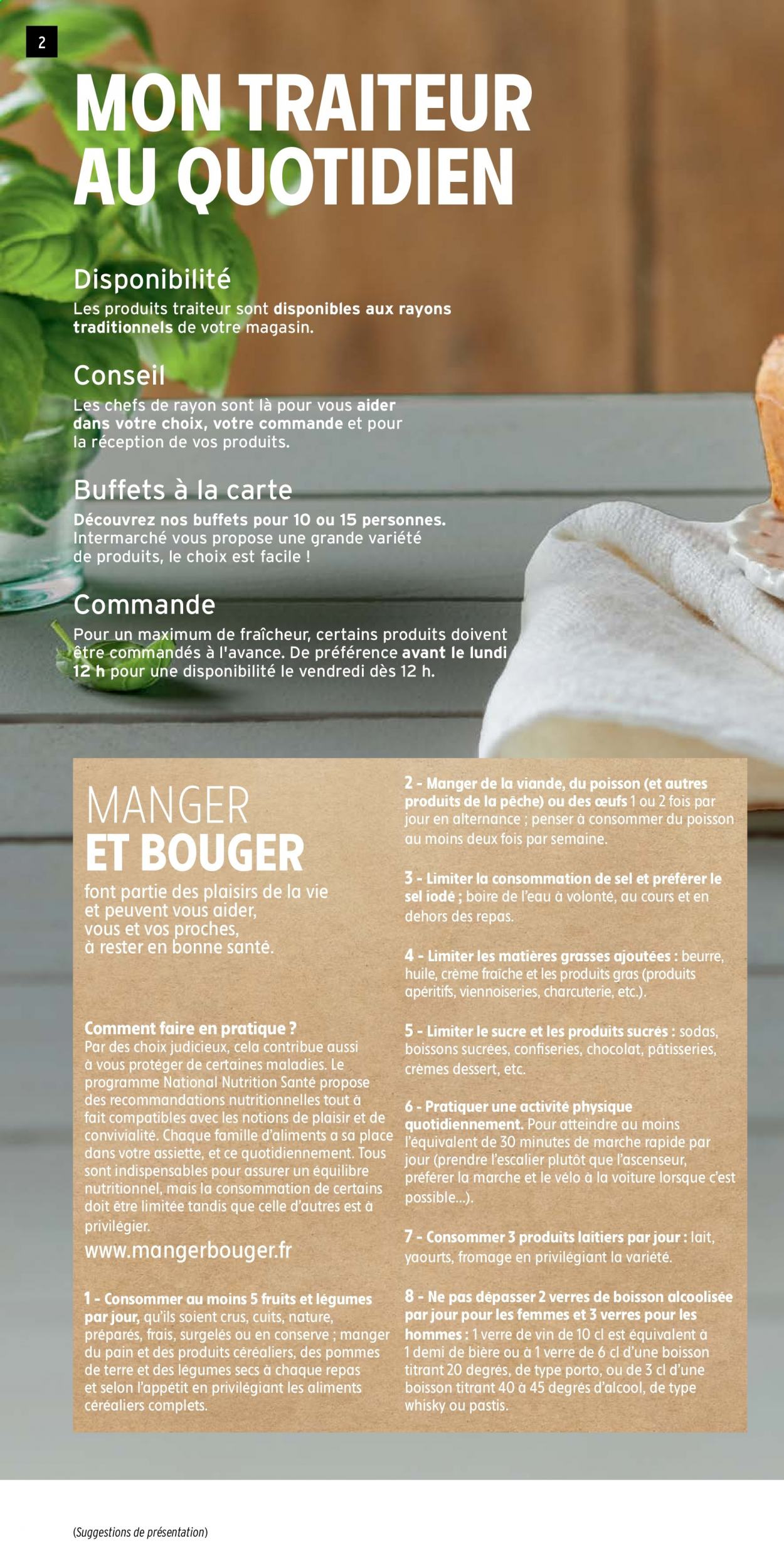 thumbnail - Catalogue Intermarché - 03/04/2021 - 24/09/2021 - Produits soldés - pommes de terre, yaourt, beurre, crème fraîche, verre. Page 2.