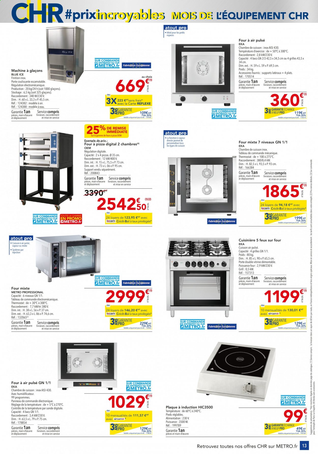 thumbnail - Catalogue Metro - 01/04/2021 - 28/04/2021 - Produits soldés - cuisinière, plaque induction, four à pizza, grill. Page 13.
