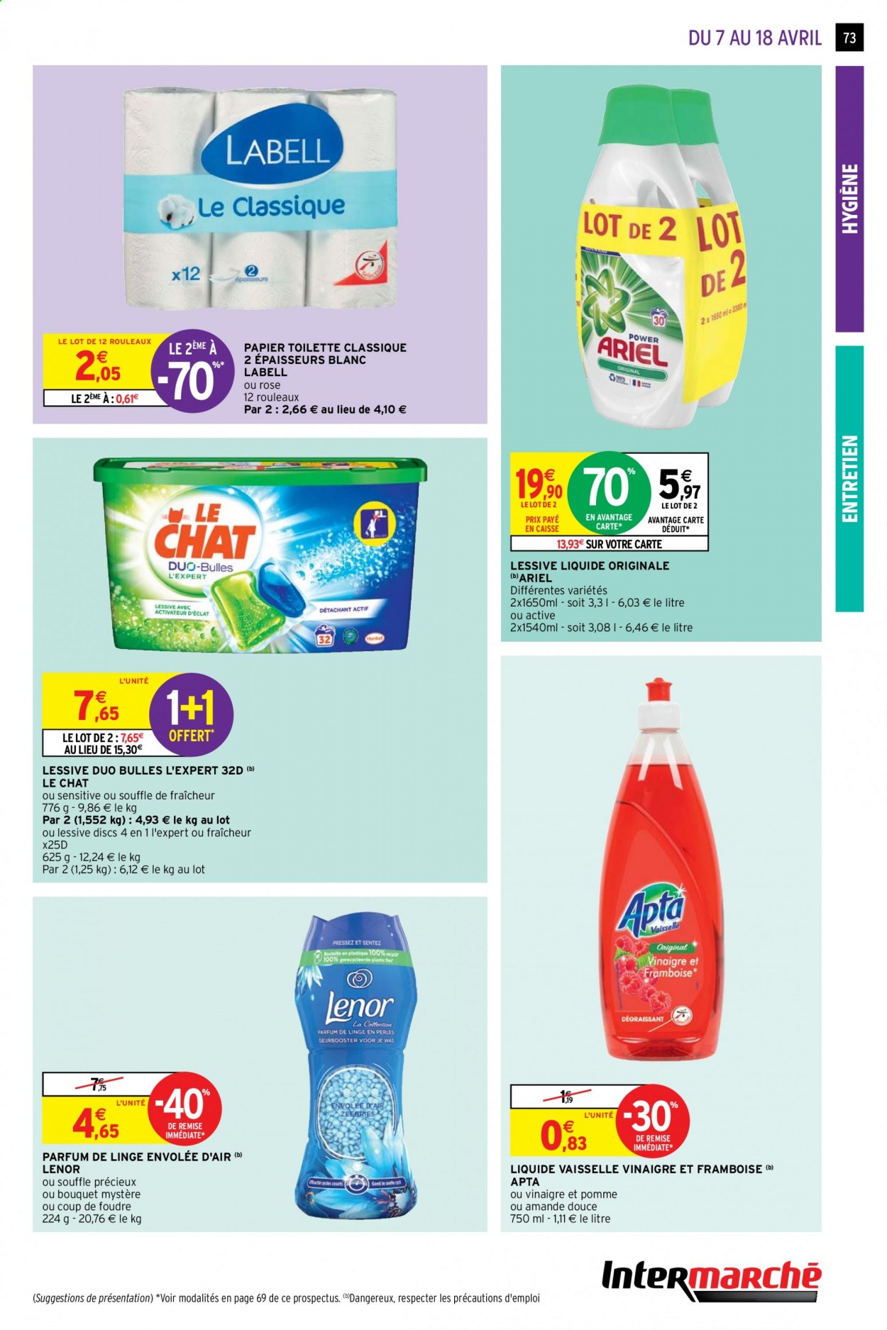 Catalogue Intermarché Super - 07/04/2021 - 18/04/2021. Page 73