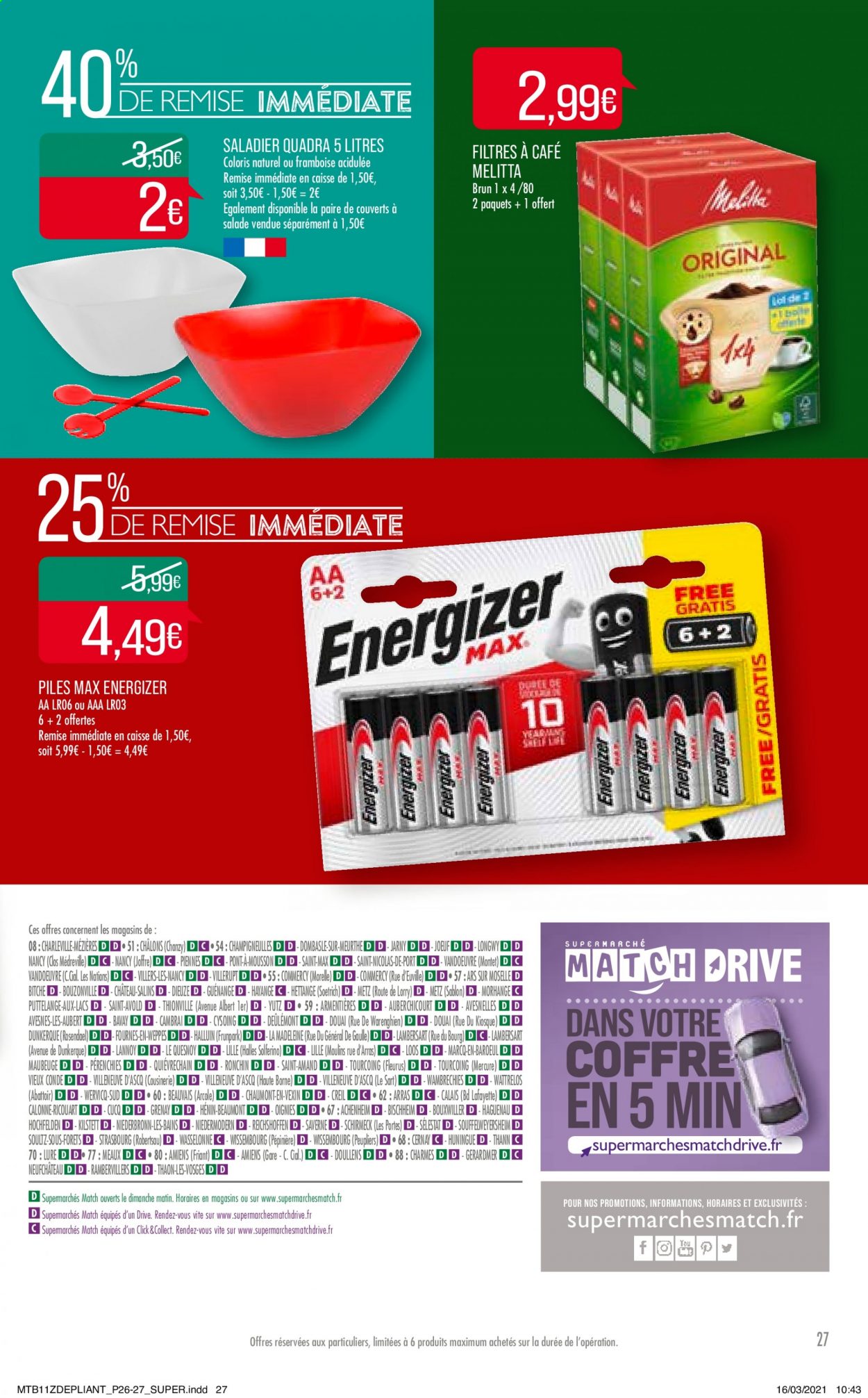 Catalogue Supermarché Match - 07/04/2021 - 11/04/2021. Page 27