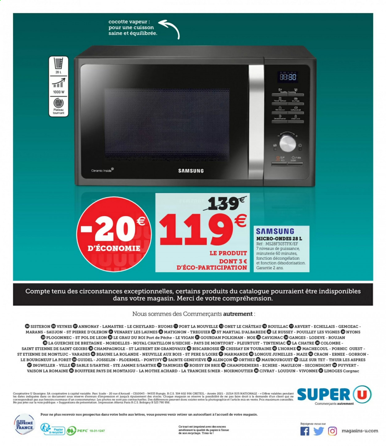 Catalogue SUPER U - 07/04/2021 - 17/04/2021. Page 6