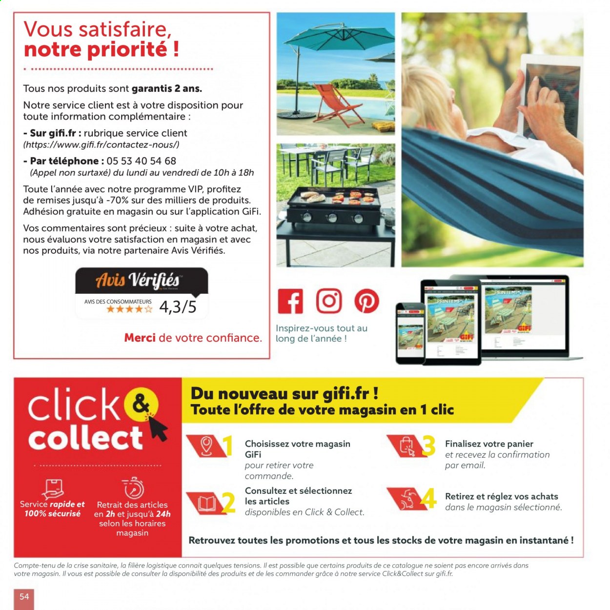 Catalogue GiFi - 06/04/2021 - 19/04/2021. Page 54