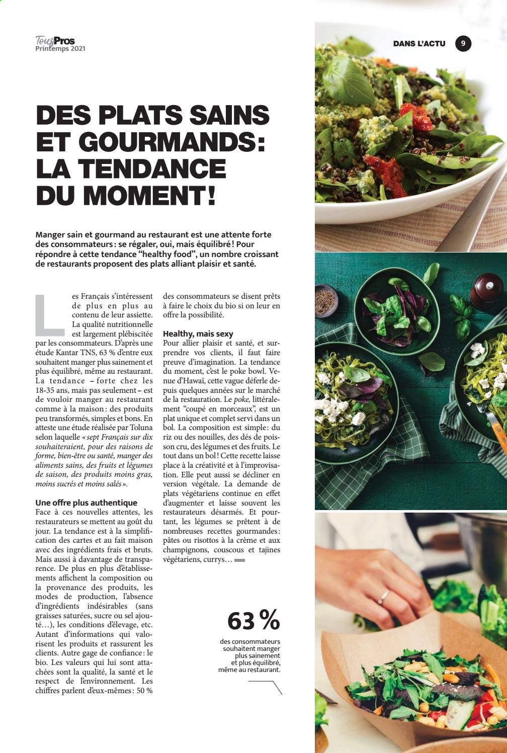 thumbnail - Catalogue Promocash - Produits soldés - croissant, nouilles, sucre, pâtes, assiette. Page 9.