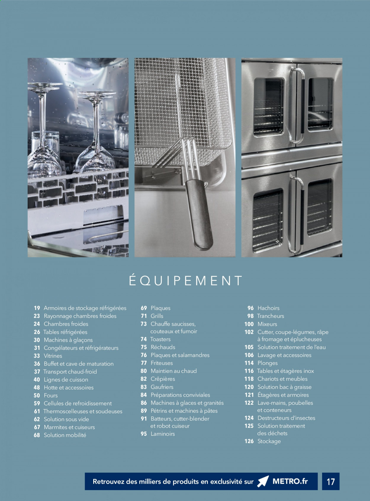 thumbnail - Catalogue Metro - Produits soldés - hotte, blender, robot de cuisine. Page 17.