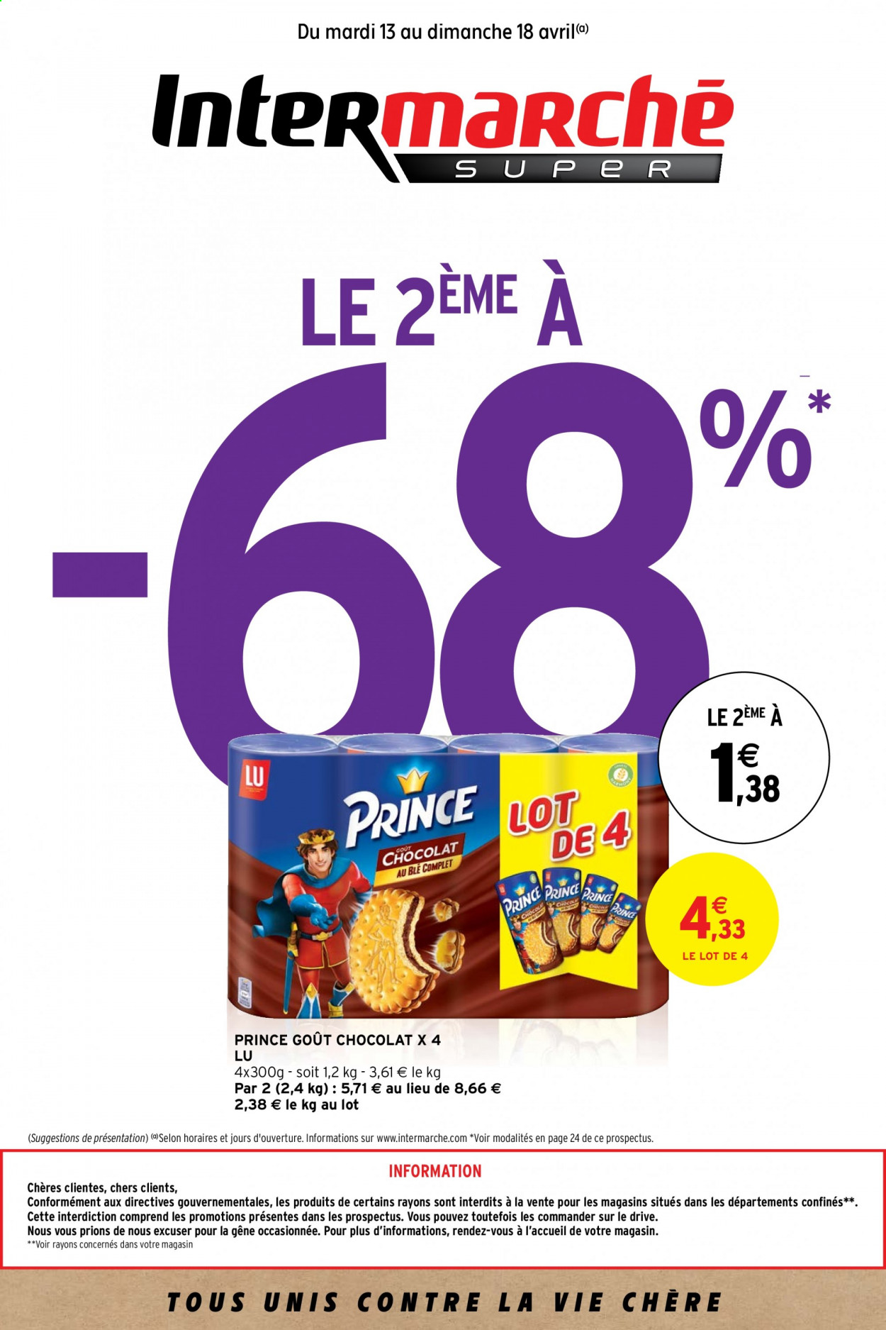 Catalogue Intermarché Super - 13/04/2021 - 18/04/2021. Page 1